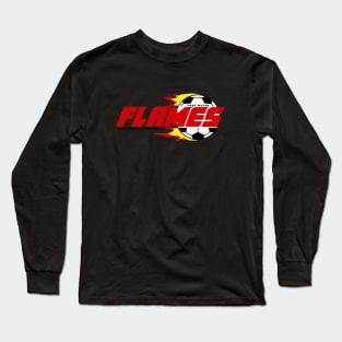 Defunct Fort Wayne Flames - AISA Soccer 1986 Long Sleeve T-Shirt